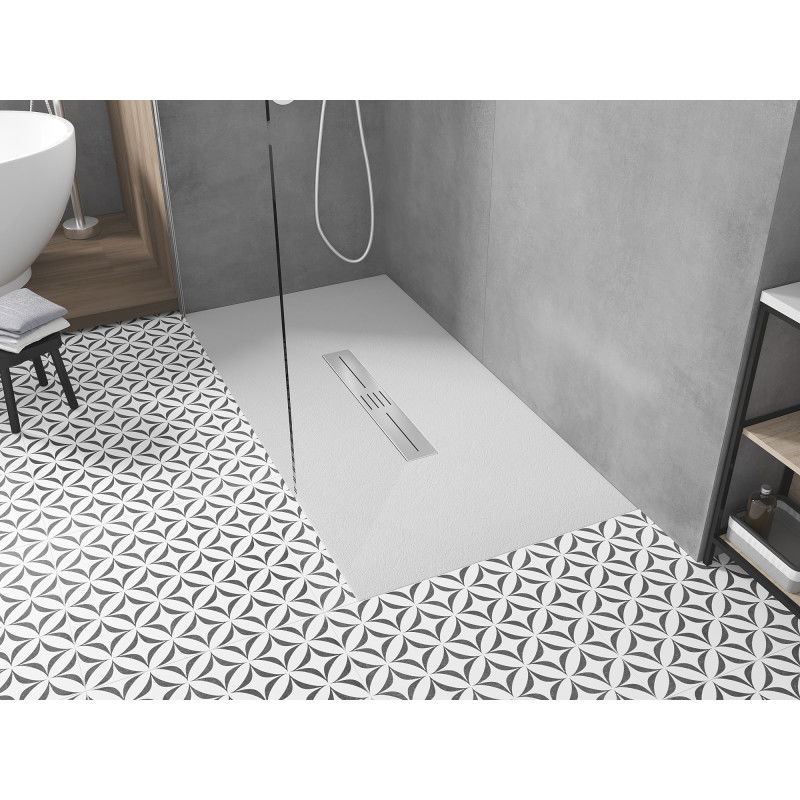 Mexen Toro receveur rectangulaire SMC 160 x 80 cm, blanc - 43108016