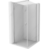Mexen Mist-B cabine de douche pivotante 100 x 100 cm, transparent, chrome - 8A2T-100-100-01-00