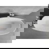 Mexen Lira baignoire îlot motif 170 x 80 cm, blanc/noir, trop-plein blanc- 52831708075-20