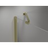 Mexen Mist cabine de douche pentagonale asymétrique pivotante 80 x 100 cm, transparent, or - 8A8-080-100-50-00