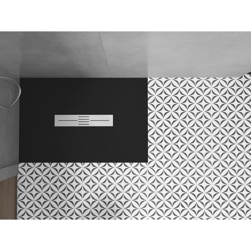 Mexen Toro receveur de douche rectangulaire SMC 110 x 70 cm, noir - 43707011