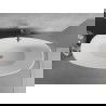 Mexen Lira baignoire autoportante motif 170 x 80 cm, blanc/noir, trop-plein noir - 52831708075-70