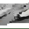Mexen Lira baignoire autoportante motif 170 x 80 cm, blanc/noir, trop-plein gun metal - 52831708075-95