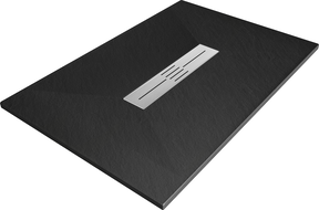 Mexen Toro receveur de douche rectangulaire SMC 140 x 70 cm, Noir - 43707014