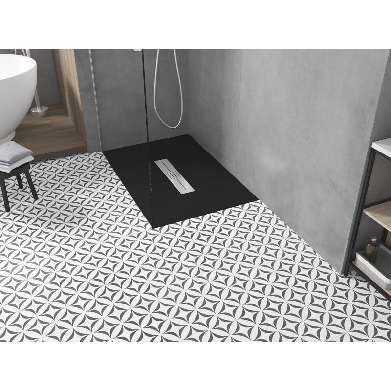 Mexen Toro receveur de douche rectangulaire SMC 140 x 70 cm, noir - 43707014