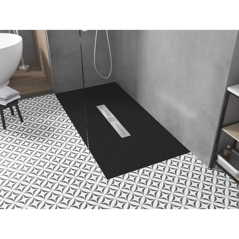 Mexen Toro receveur de douche rectangulaire SMC 150 x 70 cm, noir - 43707015