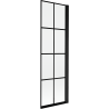 Mexen Mist paroi de douche 1 volet droit 60 x 150 cm, grille noire, noir - 8A9-060-001-70-77-P