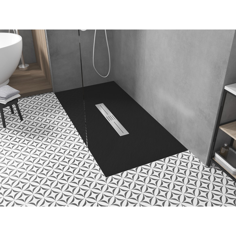 Mexen Toro receveur de douche rectangulaire SMC 180 x 70 cm, noir - 43707018