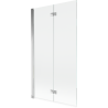 Mexen Mist paroi de baignoire à 2 volets gauche 100 x 150 cm, transparent, chrome - 8A9-100-002-01-00-L