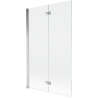 Mexen Mist paroi de douche 2 volets gauche 110 x 150 cm, transparent, chrome - 8A9-110-002-01-00-L