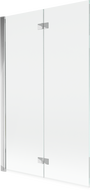Mexen Mist paroi de douche 2 volets gauche 110 x 150 cm, transparent, chrome - 8A9-110-002-01-00-L