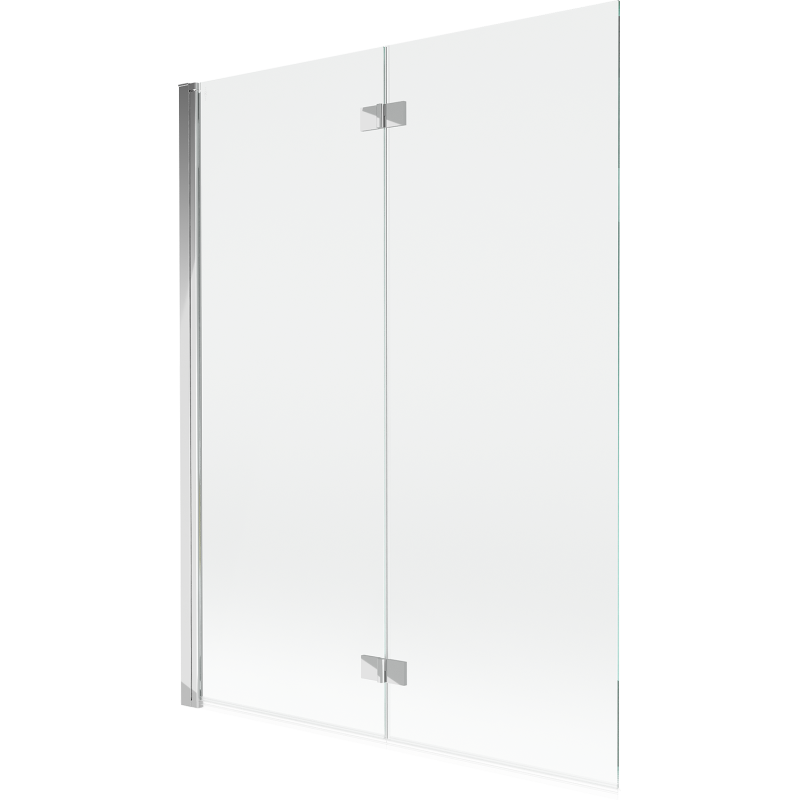 Mexen Mist paravent de baignoire à 2 volets gauche 130 x 150 cm, transparent, chrome - 8A9-130-002-01-00-L