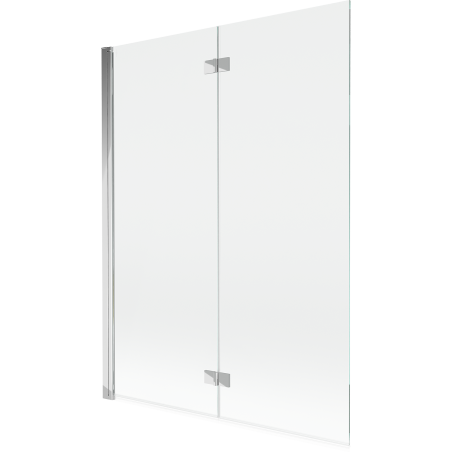 Mexen Mist pare-douche pliant à 2 volets gauche 130 x 150 cm, transparent, chromé - 8A9-130-002-01-00-L