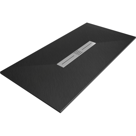 Mexen Toro receveur de douche rectangulaire SMC 200 x 70 cm, Noir - 43707020