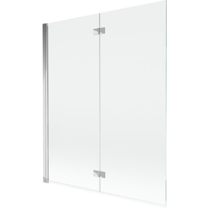 Paroi de douche Mexen Mist 2 volets gauche 140 x 150 cm, transparent, chrome - 8A9-140-002-01-00-L