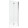 Mexen Mist paroi de douche 2 volets droite 80 x 150 cm, transparent, chrome - 8A9-080-002-01-00-P