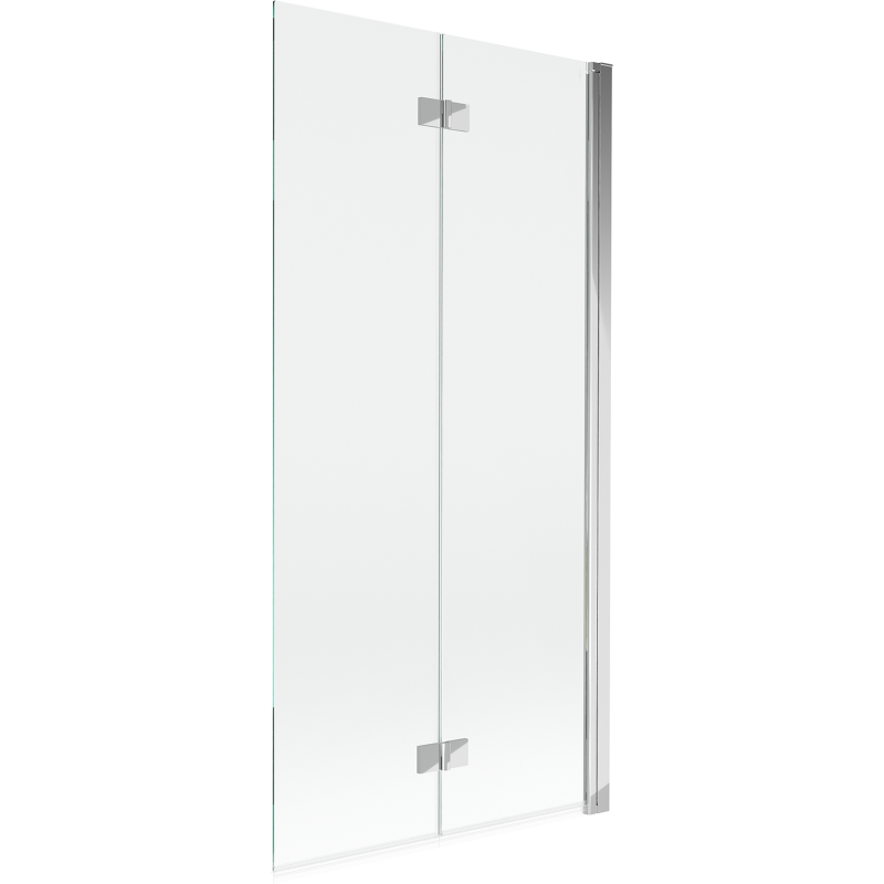 Pare-douche Mexen Mist à 2 volets droit 90 x 150 cm, transparent, chrom - 8A9-090-002-01-00-P