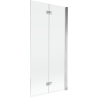Mexen Mist paroi de douche 2 volets droite 90 x 150 cm, transparent, chrome - 8A9-090-002-01-00-P
