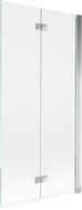 Mexen Mist paroi de douche 2 volets droite 90 x 150 cm, transparent, chrome - 8A9-090-002-01-00-P
