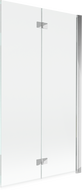Mexen Mist paroi de douche 2 volets droite 100 x 150 cm, transparent, chrome - 8A9-100-002-01-00-P