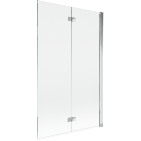 Paroi de douche Mexen Mist, 2 volets, droit 110 x 150 cm, transparent, chromé - 8A9-110-002-01-00-P