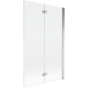 Mexen Mist pare-douche de douche 2 battants droit 110 x 150 cm, transparent, chrome - 8A9-110-002-01-00-P