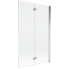Paroi de douche Mexen Mist, 2 volets, droit 110 x 150 cm, transparent, chromé - 8A9-110-002-01-00-P