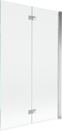 Paroi de douche Mexen Mist, 2 volets, droit 110 x 150 cm, transparent, chromé - 8A9-110-002-01-00-P