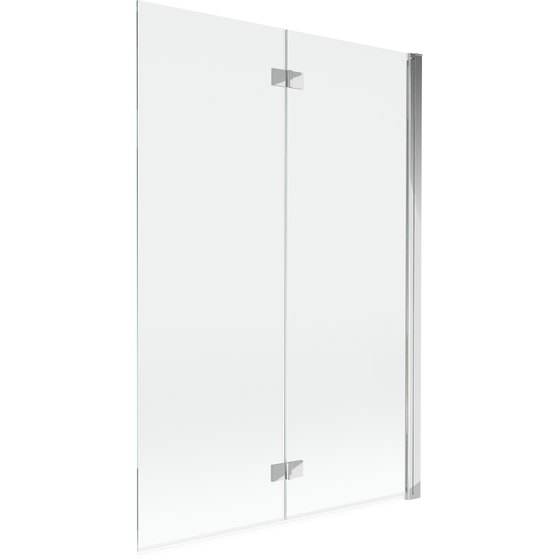 Paroi de douche Mexen Mist 2 volets droit 120 x 150 cm, transparent, chrome - 8A9-120-002-01-00-P