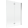 Mexen Mist paroi de douche à 2 volets à droite 130 x 150 cm, transparent, chrome - 8A9-130-002-01-00-P