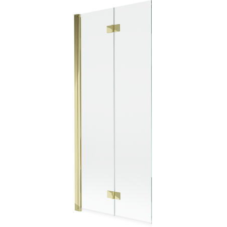Mexen Mist paroi de douche 2 volets gauche 80 x 150 cm, transparent, doré - 8A9-080-002-50-00-L