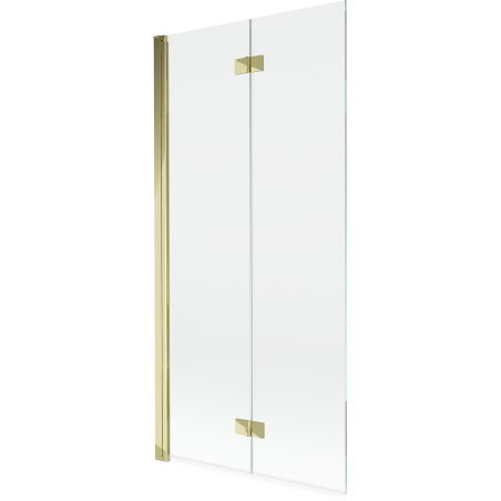 Mexen Mist paroi de douche 2 volets gauche 90 x 150 cm, transparent, doré - 8A9-090-002-50-00-L