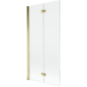 Mexen Mist paroi de douche 2 volets gauche 90 x 150 cm, transparent, doré - 8A9-090-002-50-00-L