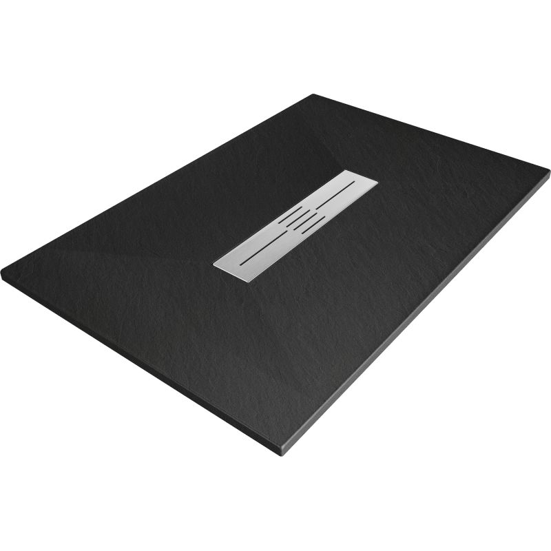 Mexen Toro receveur de douche rectangulaire SMC 100 x 80 cm, Noir - 43708010