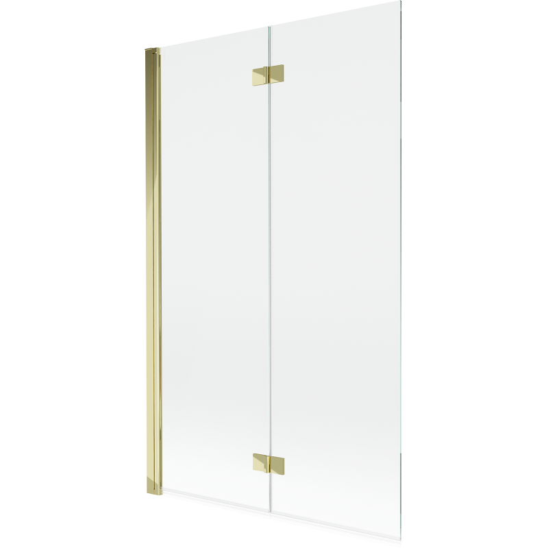 Mexen Mist paroi de douche 2 volets gauche 110 x 150 cm, transparent, doré - 8A9-110-002-50-00-L