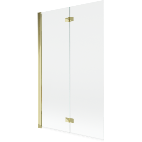 Mexen Mist paroi de douche 2 volets gauche 110 x 150 cm, transparent, doré - 8A9-110-002-50-00-L