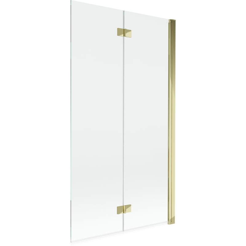 Mexen Mist pare-douche 2 volets droit 100 x 150 cm, transparent, doré - 8A9-100-002-50-00-P