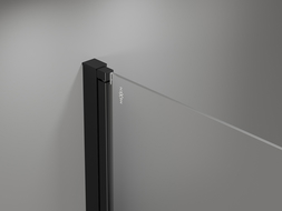 Mexen Mist pare-douche 2 battants gauche 90 x 150 cm, transparent, noir - 8A9-090-002-70-00-L