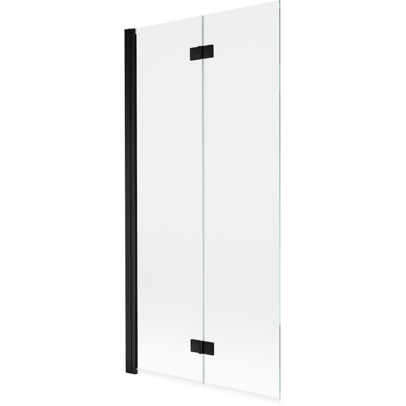Mexen Mist pare-douche 2 battants gauche 90 x 150 cm, transparent, noir - 8A9-090-002-70-00-L