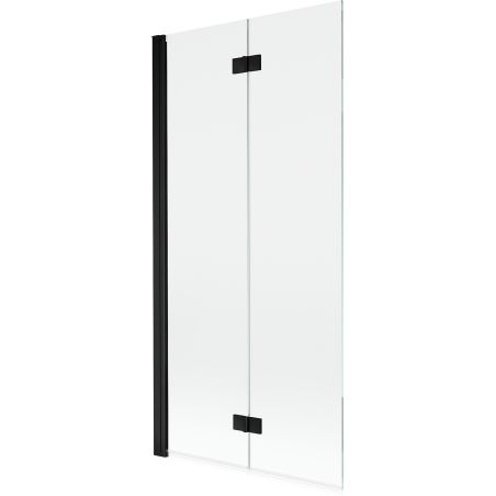 Mexen Mist pare-douche 2 battants gauche 90 x 150 cm, transparent, noir - 8A9-090-002-70-00-L