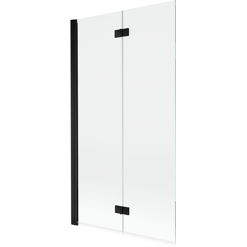 Mexen Mist paroi de douche à deux volets gauche 100 x 150 cm, transparent, noir - 8A9-100-002-70-00-L