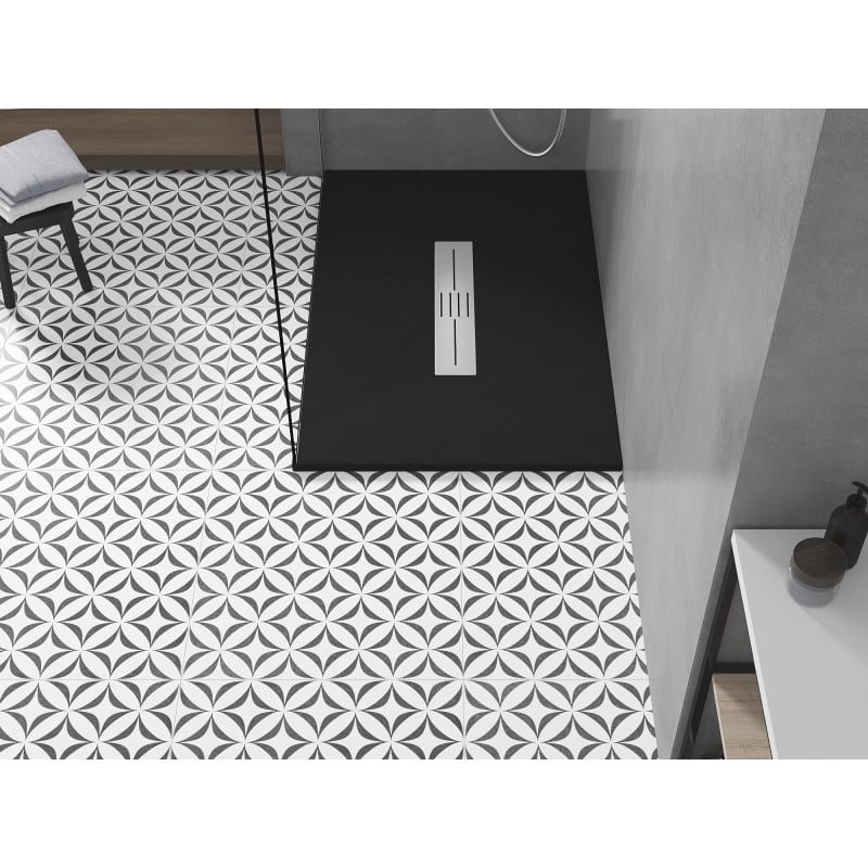 Mexen Toro receveur de douche rectangulaire SMC 140 x 80 cm, noir - 43708014