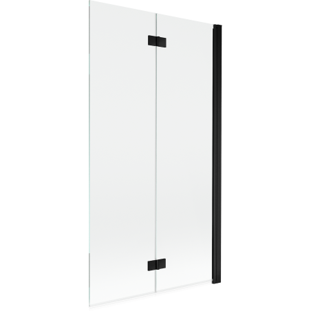 Mexen Mist paroi de douche à 2 volets droite 100 x 150 cm, transparent, noir - 8A9-100-002-70-00-P