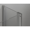 Mexen Mist paroi de baignoire 2 volets 130 x 150 cm, transparent, chrome - 8A9-130-011-01-00