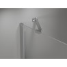 Mexen Mist paroi de baignoire pliable 2 volets 140 x 150 cm, transparent, chrome - 8A9-140-011-01-00
