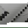 Paravent de douche Mexen Mist 2 volets droit 140 x 150 cm, grille noire, noir - 8A9-140-011-70-77-P