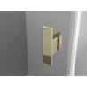 Mexen Mist-B cabine de douche battante 80 x 75 cm, transparent, or - 8A2T-080-075-50-00