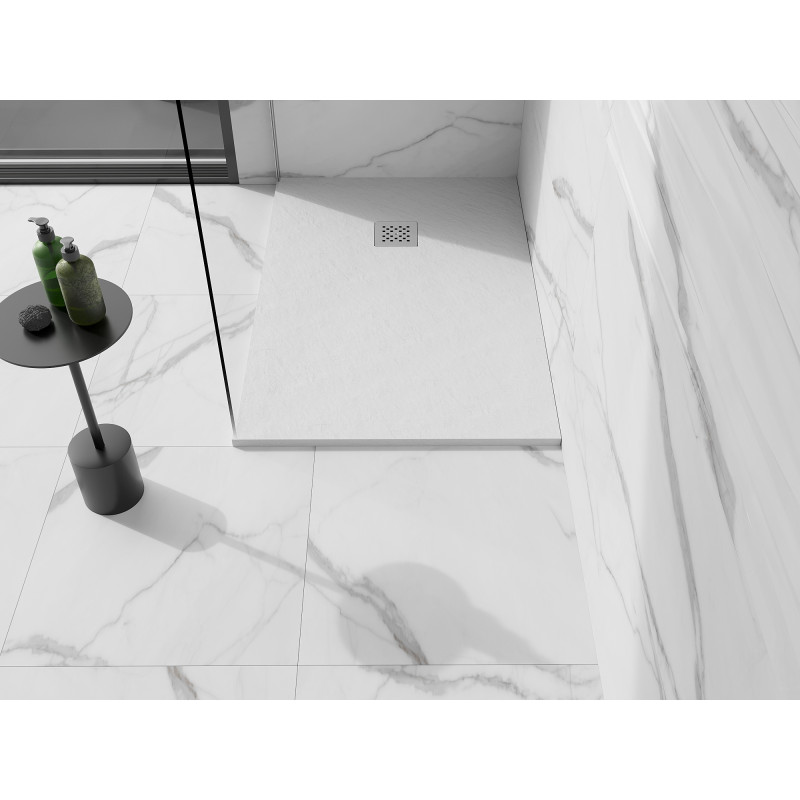 Mexen Stone+ receveur de douche rectangulaire composite 120 x 70 cm, blanc - 44107012