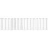 Mexen Mist-F Duo cabine de douche pliante 80 x 100 cm, transparent, noir - 8A6-080L-100P-70-00