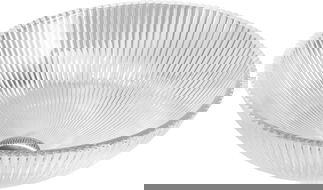 Mexen Zuri lavabo en verre posé sur le comptoir 39 x 39 cm, transparent - 24193900